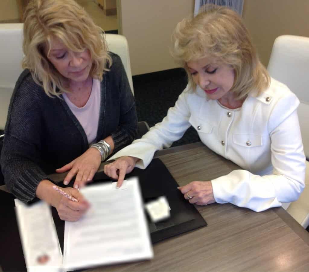 Rosalene Glickman, Ph.D., in an executive coaching session